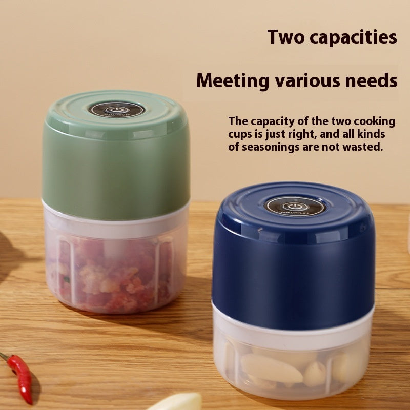 Mini Wireless Electric Garlic Press Garlic Masher Pull Garlic Masher Garlic