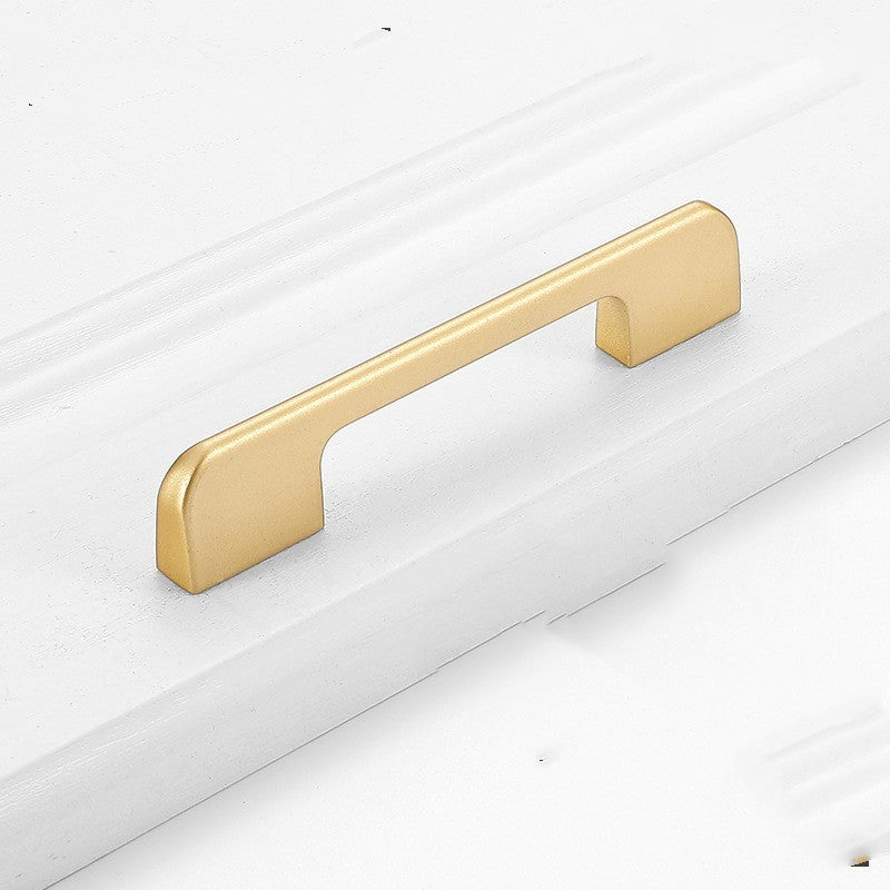 Gold Wardrobe Door Handle Lengthened Aluminum Alloy Cabinet Drawer Cabinet Door Handle