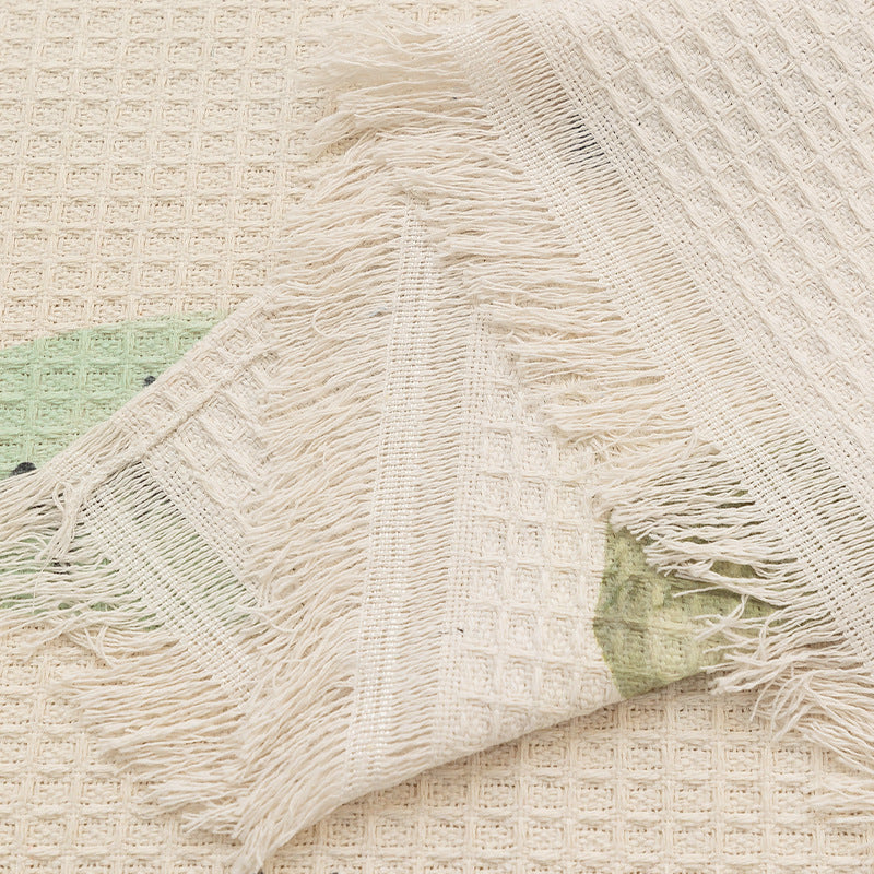 Sofa Cover Waffle Cushion Non-slip Cover Cloth