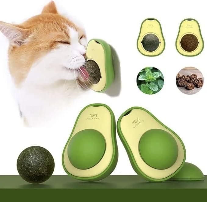 Catnip Minty Avocado Ball Toy