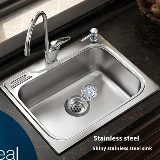 Kitchen Sink Stainless Steel Drainer Washing Basin Accessories