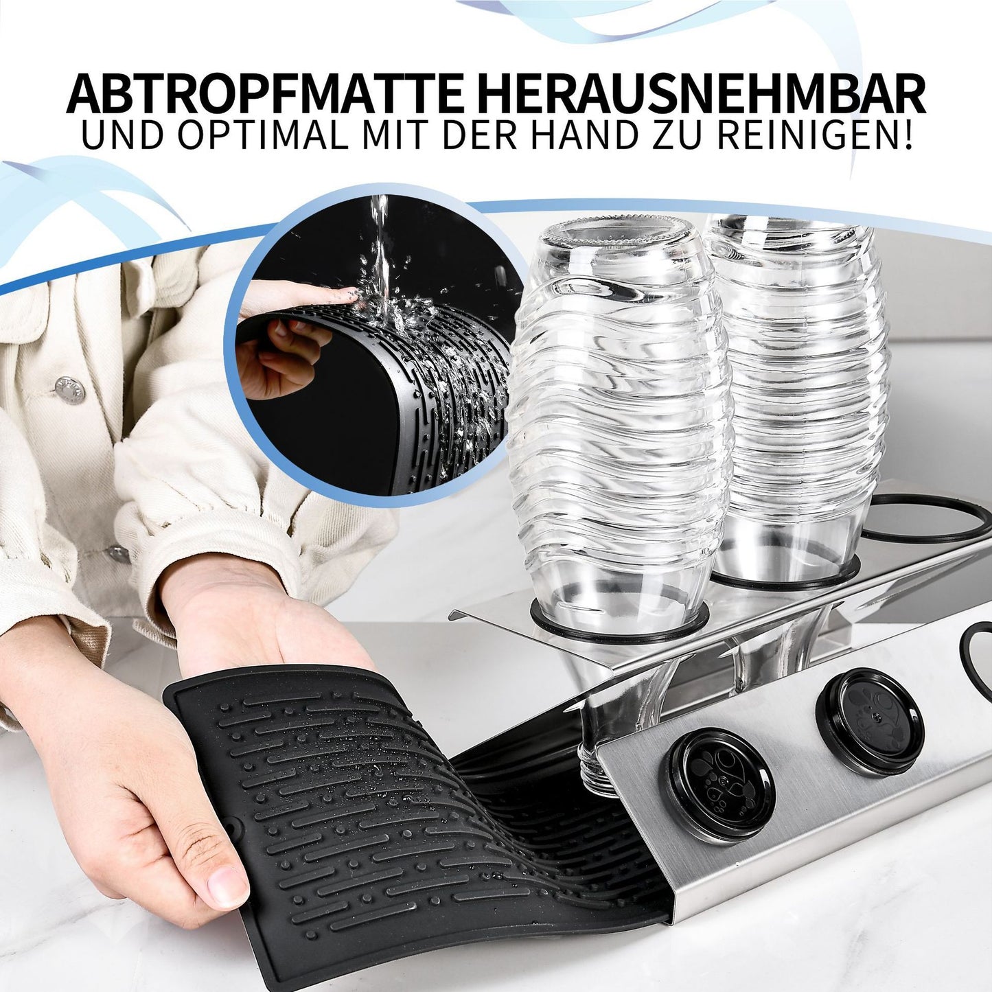 Stainless Steel Drainer Drainer Rack Bubble Water