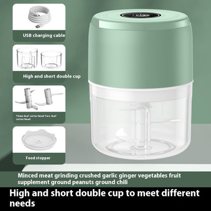 Mini Wireless Electric Garlic Press Garlic Masher Pull Garlic Masher Garlic