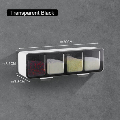 Wall-mounted Spice Box Set Home Combined Kitchen Spice Jar