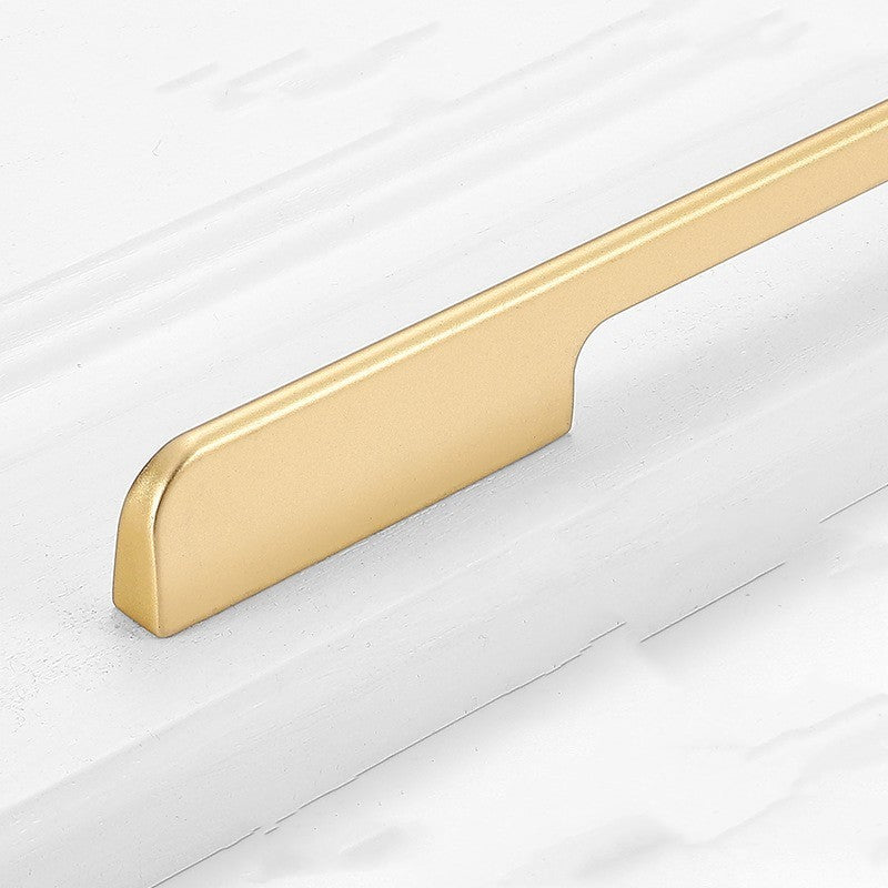 Gold Wardrobe Door Handle Lengthened Aluminum Alloy Cabinet Drawer Cabinet Door Handle