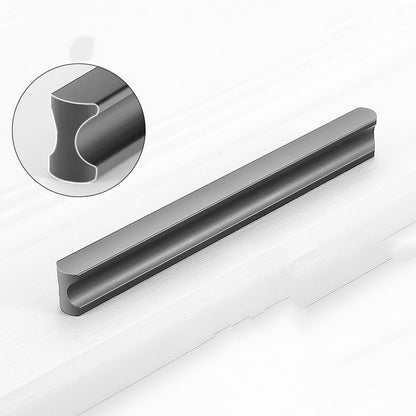 Gold Wardrobe Door Handle Lengthened Aluminum Alloy Cabinet Drawer Cabinet Door Handle