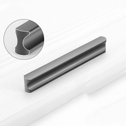 Gold Wardrobe Door Handle Lengthened Aluminum Alloy Cabinet Drawer Cabinet Door Handle