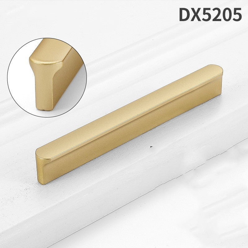 Gold Wardrobe Door Handle Lengthened Aluminum Alloy Cabinet Drawer Cabinet Door Handle